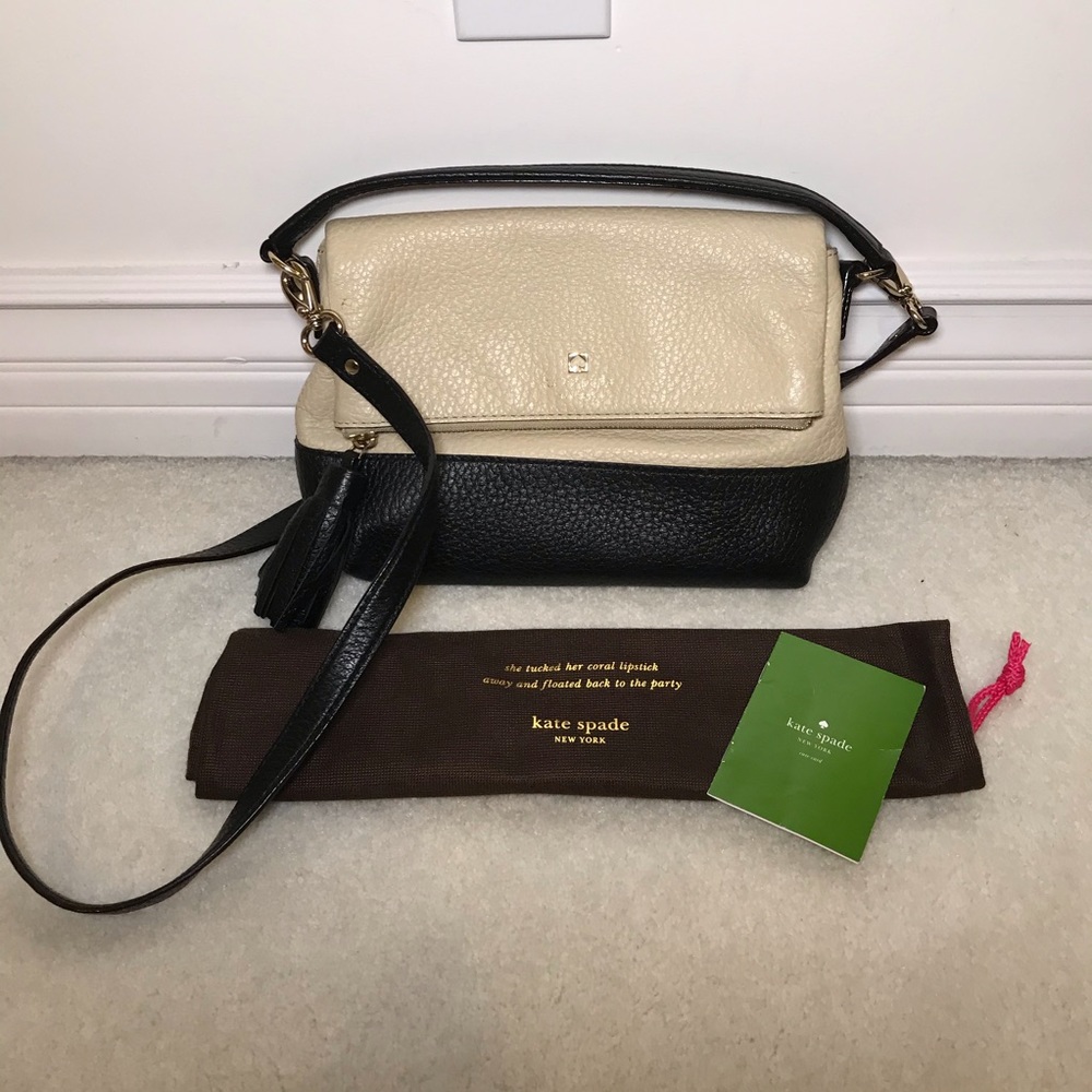 Kate Spade cobble hill flap tassel crossbody